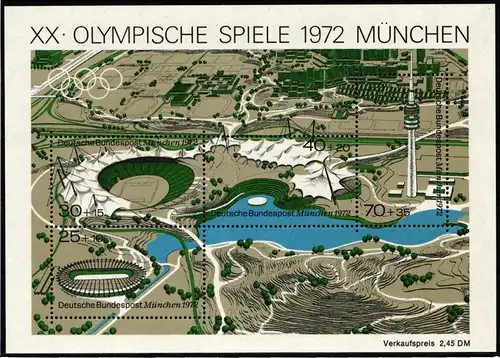 BRD Bund Block 7 postfrisch #KG866