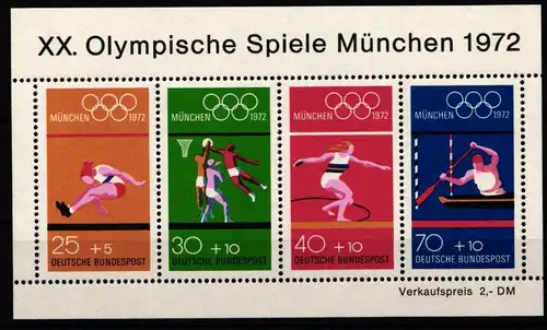 BRD Bund Block 8 postfrisch #KG865