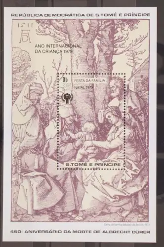 Sao Tome e Principe Block 40 postfrisch #GD172