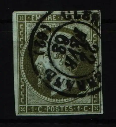 Frankreich 10 gestempelt vollrandig #KH050