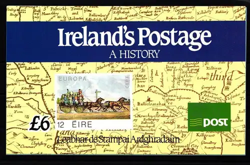 Irland MH 14 postfrisch Blätter + Deckel, ohne Verklebung #KH259