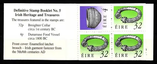 Irland MH 25 postfrisch Markenheftchen #KH285