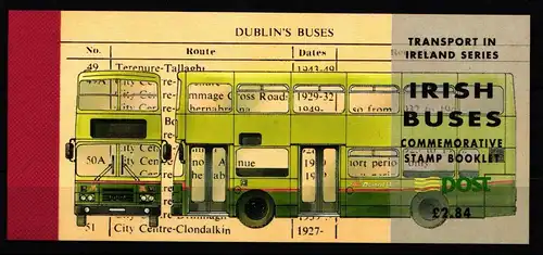 Irland MH 23 postfrisch Markenheftchen #KH286