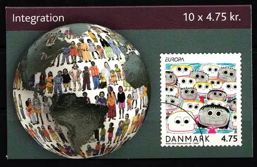 Dänemark 1444 postfrisch Markenheftchen #KH455