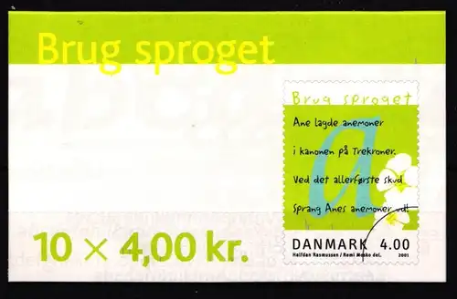 Dänemark 1271 postfrisch Markenheftchen #KH494