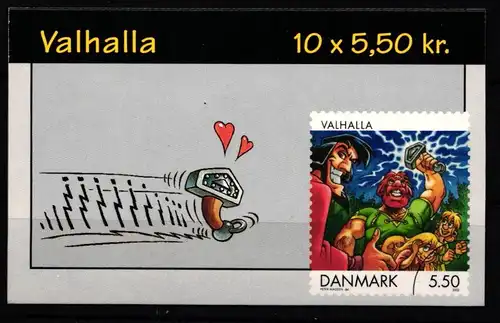 Dänemark 1300 postfrisch Markenheftchen #KH488