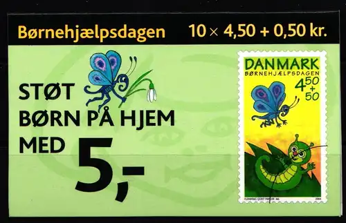 Dänemark 1360 postfrisch Markenheftchen #KH474