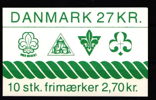 Dänemark 805 postfrisch Markenheftchen #KH574