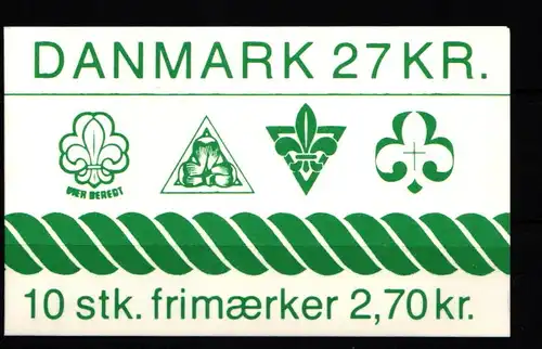 Dänemark 805 postfrisch Markenheftchen #KH575