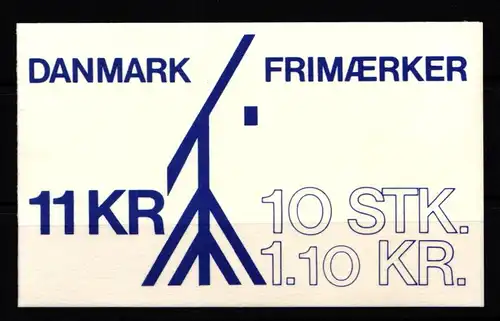 Dänemark 705 postfrisch Markenheftchen #KH590
