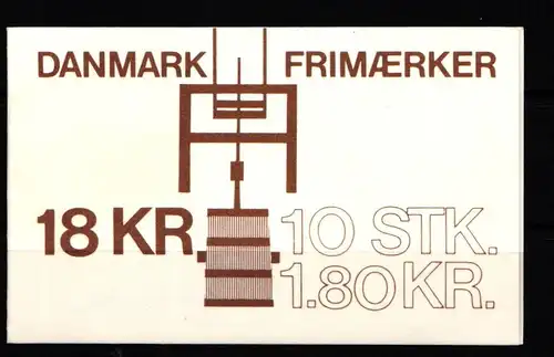 Dänemark 757 postfrisch Markenheftchen #KH582