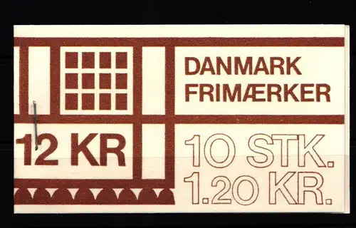 Dänemark 665 postfrisch Markenheftchen #KH598