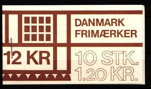 Dänemark 665 postfrisch Markenheftchen #KH599