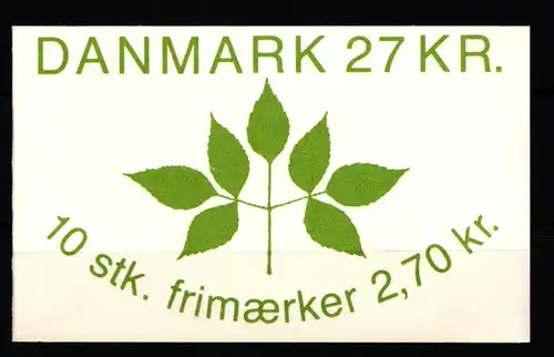 Dänemark 799 postfrisch Markenheftchen #KH577