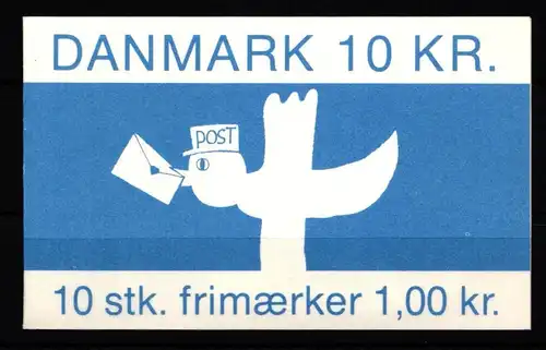 Dänemark 816 postfrisch Markenheftchen #KH573