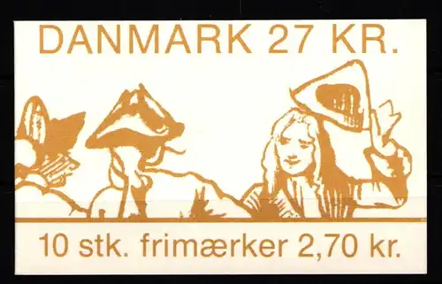 Dänemark 817 postfrisch Markenheftchen #KH570