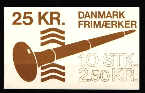 Dänemark 771 postfrisch Markenheftchen #KH580
