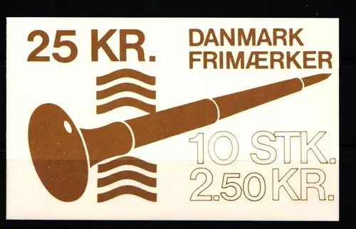 Dänemark 771 postfrisch Markenheftchen #KH581