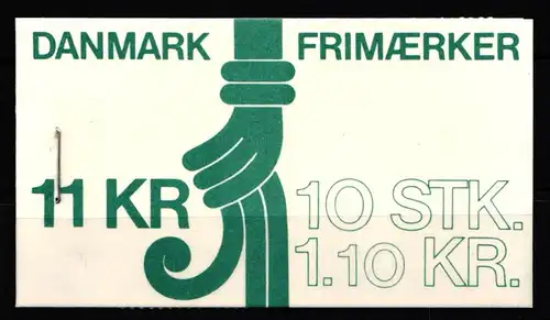 Dänemark 688 postfrisch Markenheftchen #KH595