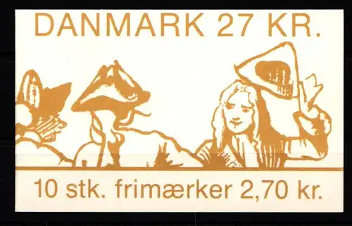 Dänemark 817 postfrisch Markenheftchen #KH571