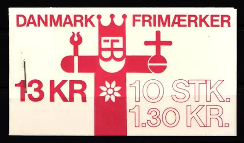 Dänemark 677 postfrisch Markenheftchen #KH596