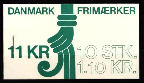 Dänemark 688 postfrisch Markenheftchen #KH594