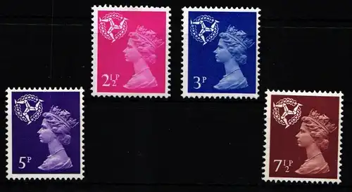 Großbritannien Isle of Man Jahrgang 1971 mit 8-11 postfrisch #KI207