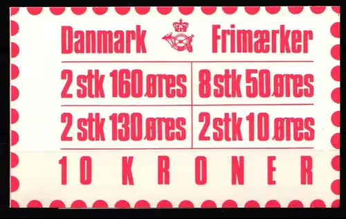 Dänemark MH 28 postfrisch Markenheftchen #KH667