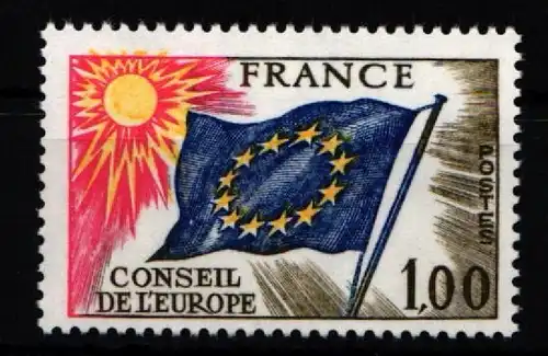 Frankreich Dienstmarken Europarat 19 postfrisch #KI110