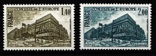 Frankreich Dienstmarken Europarat 25-26 postfrisch #KI107