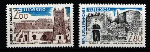 Frankreich Dienstmarken Unesco 29-30 postfrisch #KI118