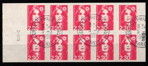 Frankreich 2755 gestempelt Markenheftchen #KH728