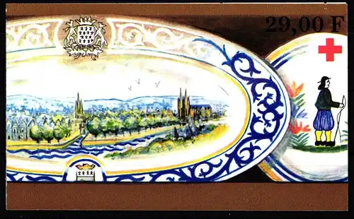 Frankreich MH 20 gestempelt Markenheftchen #KH737