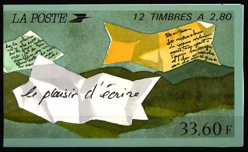 Frankreich MH 33 postfrisch Markenheftchen #KH768