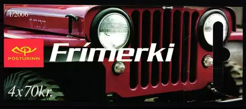 Island MH 22 postfrisch Markenheftchen #KH810