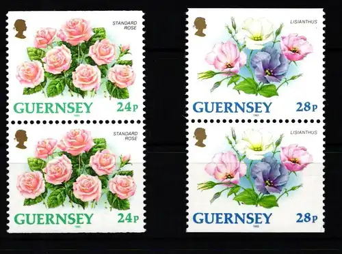 Guernsey 604, 605 Du/Do postfrisch Paare #KH863