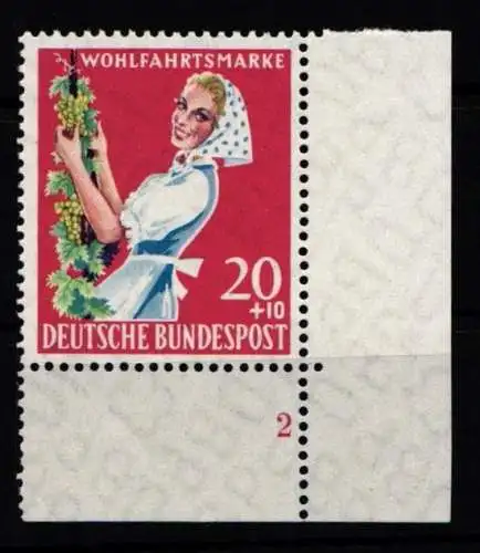 BRD Bund 299 FN postfrisch mit Formnummern 2 #KH905