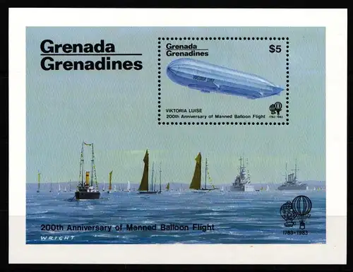 Grenada/ Grenadinen Block 75 postfrisch #KG919