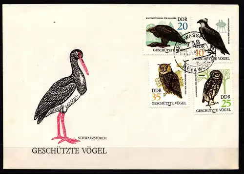 DDR 2702-2705 gestempelt auf Brief #KJ807