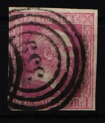 Preußen 6 gestempelt gut geschnitten #KI578