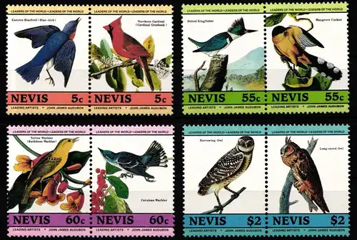Nevis 252-259 postfrisch als 4 Paare #KJ956