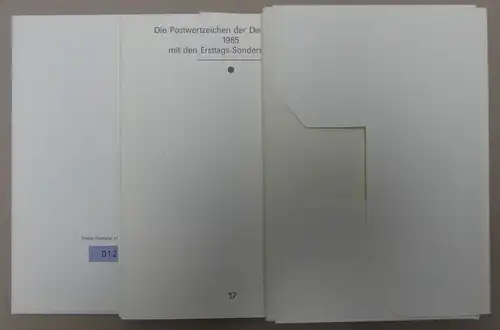 Ersttagsblatt-Jahressammlungen der DDR Band 1-6 gestempelt #KG635