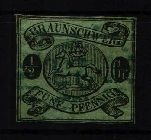 Braunschweig 10 A gestempelt Altsignatur SB, leichte Mängel #KI720