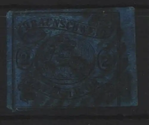 Braunschweig 7 gestempelt leichte Mängel, berührt #KI722