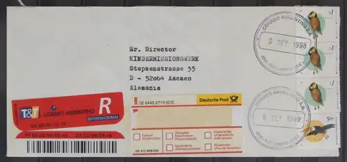 Argentinien 2266 gestempelt auf Brief #KJ919