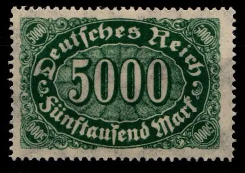 Deutsches Reich 256c PFI mit Falz PFI in seltener c-Farbe, geprüft Infla #GS314