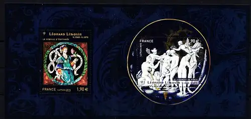 Frankreich 6089-6090 postfrisch Block 282 #KL047