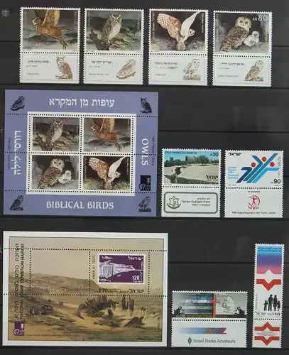 Israel Jahrgang 1987 mit 1052-1079 postfrisch #KJ094