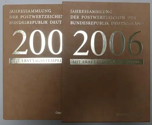 BRD Bund Jahressammlung 2006 gestempelt mit Schuber #KG677