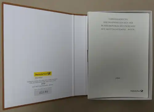 BRD Bund Jahressammlung 2006 gestempelt mit Schuber #KG677